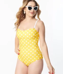 Unique Vintage One Piece Swim><noscript><img width=