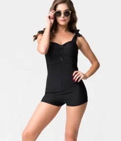 Unique Vintage One Piece Swim><noscript><img width=