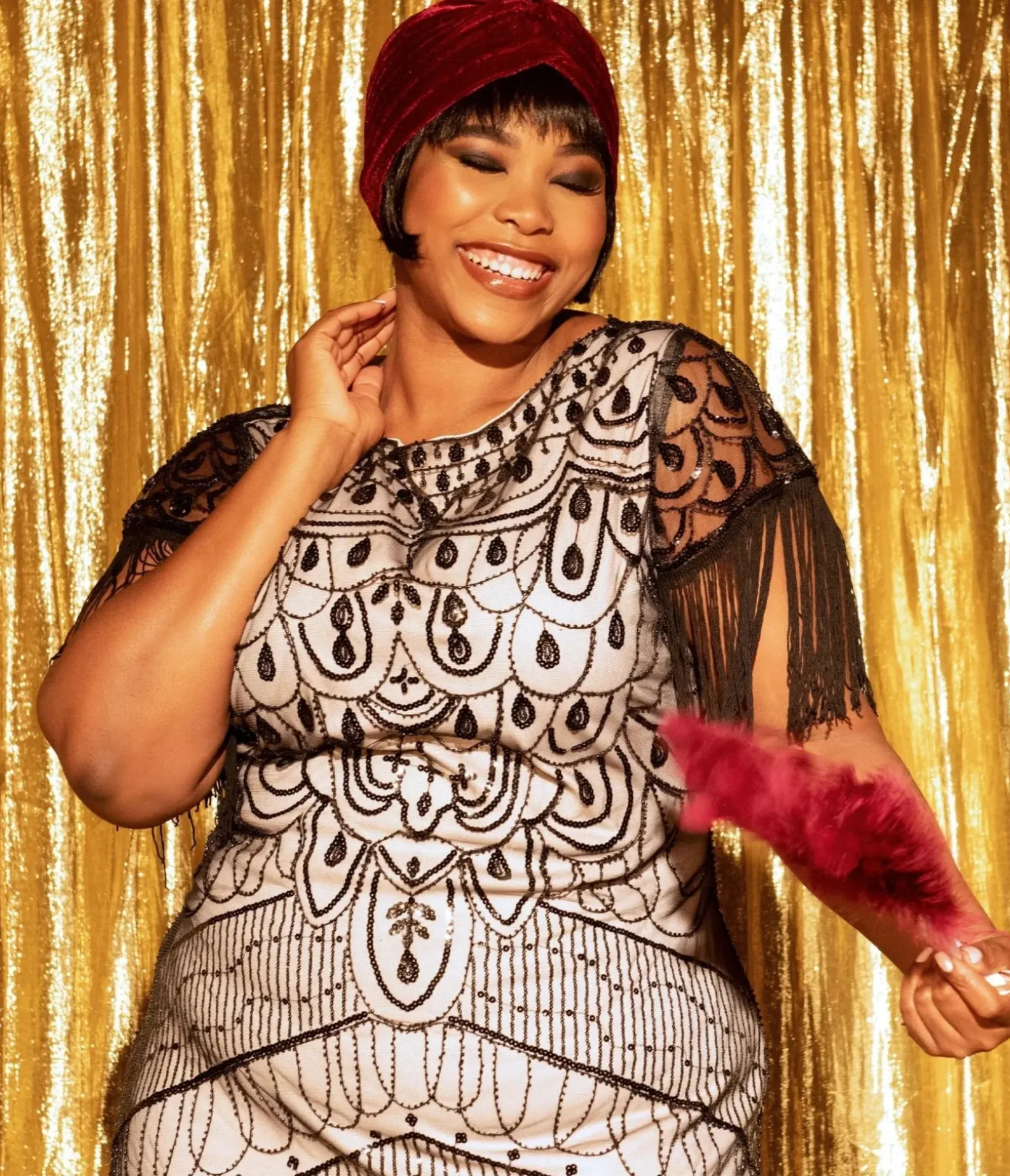 Unique Vintage Special Occasion|Flapper Accessories>Vintage Style Burgundy Velvet Knotted Turban