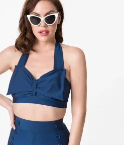 Unique Vintage Swim Tops|Two Piece Swim><noscript><img width=