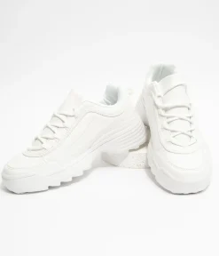 Unique Vintage Flats|Bridal Shoes>White Athletic Sneakers