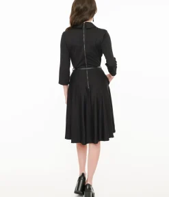 Unique Vintage Fit & Flare|Pocket Dresses><noscript><img width=